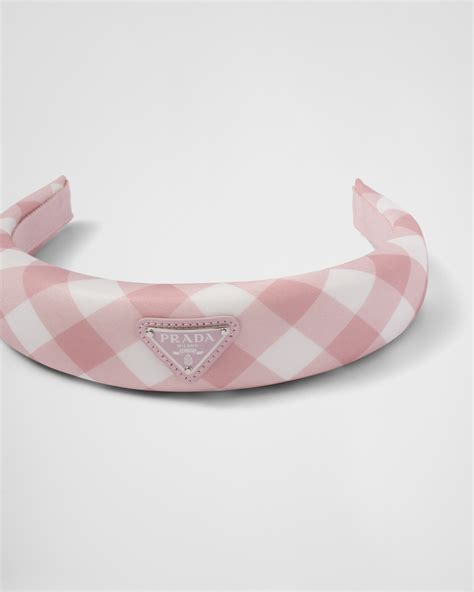 prada puffy headband|Alabaster Pink Printed Re.